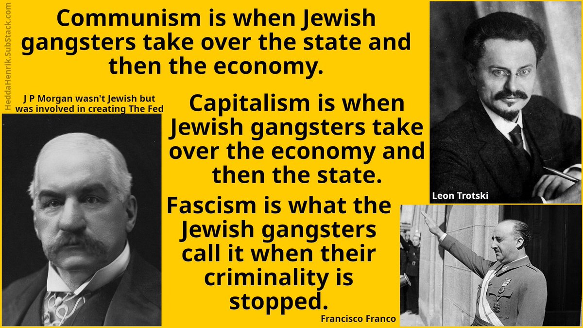YoungAdolf89's tweet photo. @robert41105 @rierikawaii They are not the two sides of the same clipped coin.

They're completely opposites.

Nazis are pro white.

Communism is a satanic Jewish ideology. https://t.co/ZzMr1iwsDc