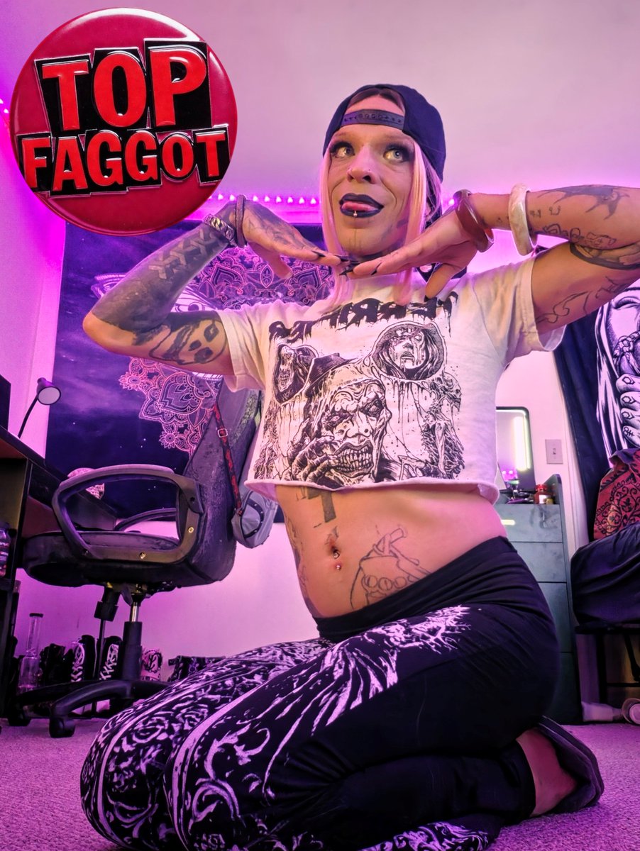 TopFaggotAward's tweet photo. This weeks winner of #TopFaggot is @cdjessmassacre New competition starting from tomorrow. Look out for the post in my feed to enter. https://t.co/QZfrFdS7Us