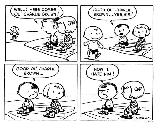 Peanuts_4Fans's tweet photo. The very first "Peanuts" comic, from Charles M. Schulz, was published 76 years ago on October 2nd, 1950 (in seven nationwide newspapers). #Peanuts #Peanuts76 https://t.co/JjQr0tXbve