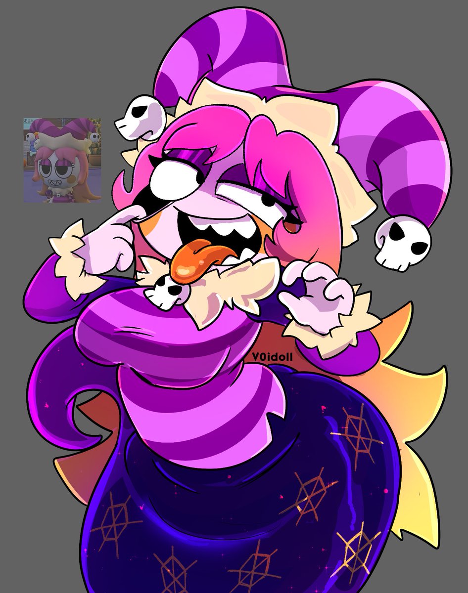 v0idoll's tweet photo. I really like this skin 
#dandysworldart #connie #halloweenupdate https://t.co/CEyvM2gz0M
