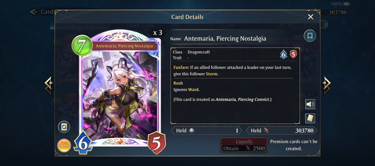 ignideus's tweet photo. BRAND NEW card styles for Antemaria and Erralde that came as codes with the latest Shadowverse Evolve set in Japan that JUST released

Lookin' clean!

(thank you @oceanbolt244 for gifting me!) https://t.co/PqHNRvYd7i