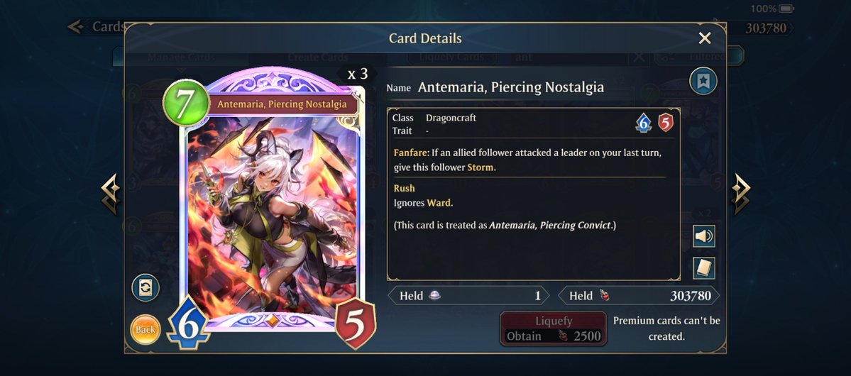 ignideus's tweet photo. BRAND NEW card styles for Antemaria and Erralde that came as codes with the latest Shadowverse Evolve set in Japan that JUST released

Lookin' clean!

(thank you @oceanbolt244 for gifting me!) https://t.co/PqHNRvYd7i