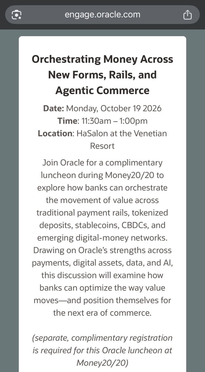 JanGold_'s tweet photo. From Quant’s long term partner Oracle: 

The Battle Is on for $2.5 Trillion Cross-Border Payments Market

ethereum:0x4a220e6096b25eadb88358cb44068a3248254675 https://t.co/jkEAncIC8S