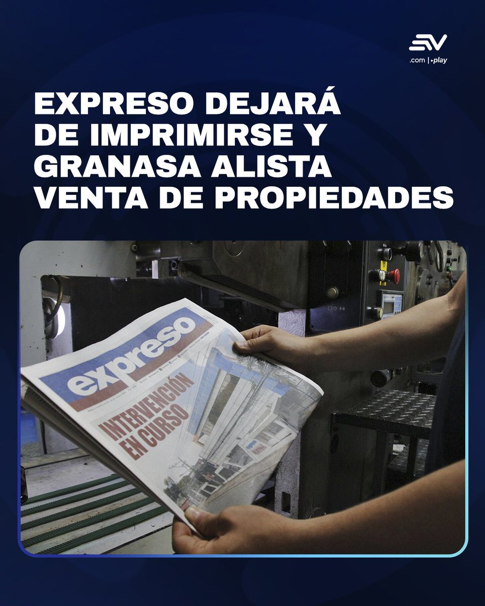 EcuavisaInforma's tweet photo. 📲 https://t.co/Jc3NR3zywN 📰 Granasa convocó a sus accionistas para resolver sobre la venta de propiedades y marcas, además de liquidaciones y jubilaciones de sus trabajadores. https://t.co/ULmr0hpCKv