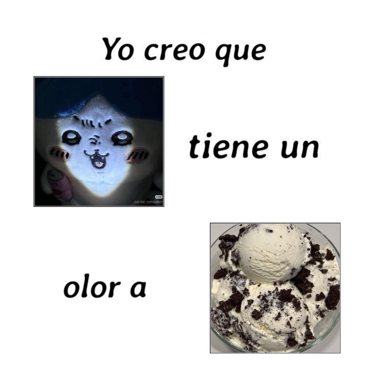 pusheenrosita's tweet photo. @by_ls_hp SIENTO QUE HUELES A UN HELADO DE GALLETA OREO https://t.co/DIEX58kmT3