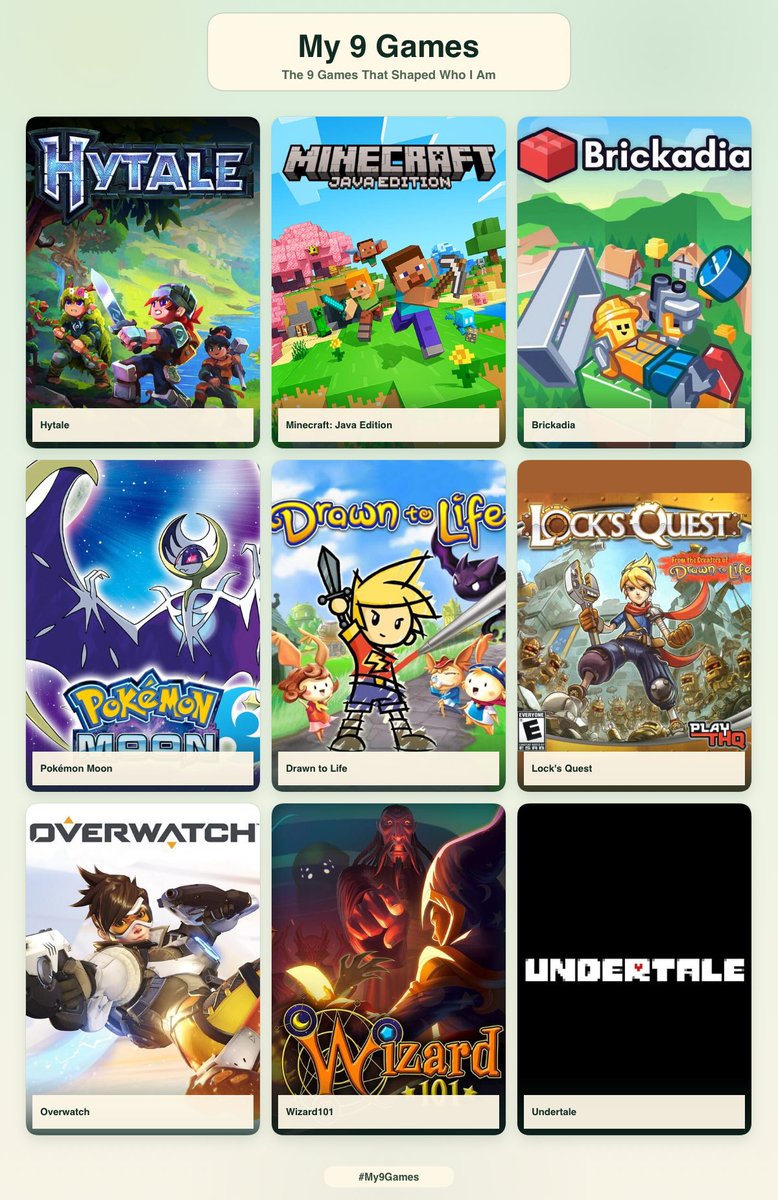 frozenzenberry1's tweet photo. Lmao the website’s been down for several days but here are my 9 games. https://t.co/fNmvJp9NGI
