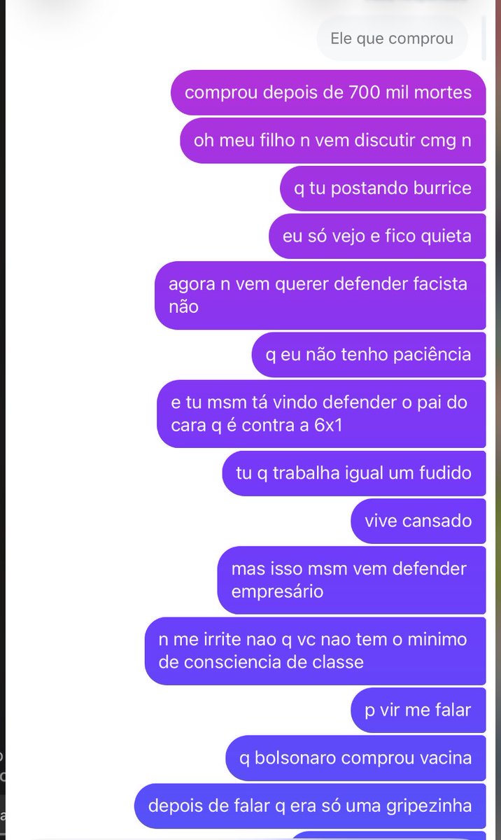 gabsviille's tweet photo. nao gente um pobre fudido, nao tem onde cair morto, tem IRMÃ, me falou q queria fazer faculdade mas n pode porque tem q trabalhar agora quer vir me falar merda gente burra me irrita pqp (ainda falei mais um monte pq me irritei de vdd) https://t.co/UNtXdWTCxB