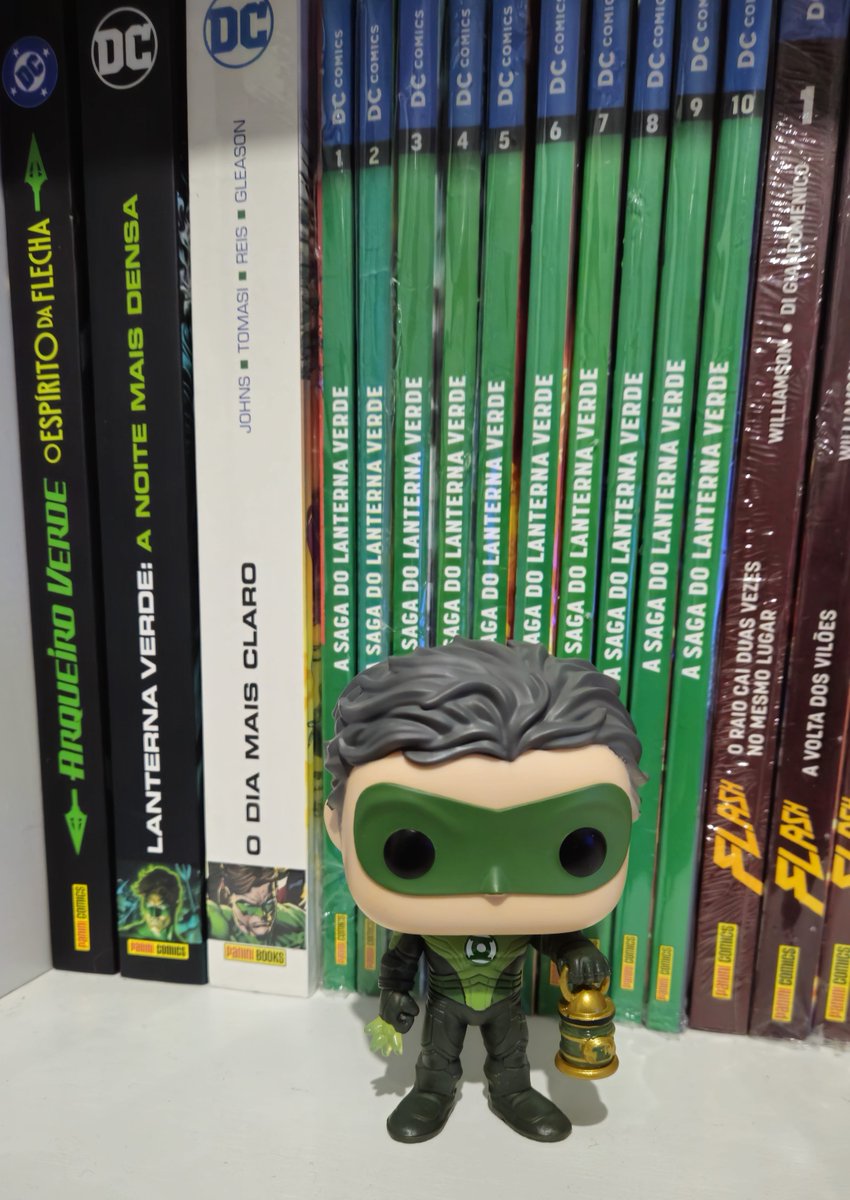 TropaLanterna's tweet photo. Essa semana eu comprei uma coisa que me deixou muito feliz: 

O novo funko do Hal Jordan inspirado em #Lanterns agora faz parte da minha coleção!!! https://t.co/GNsB14tIdw