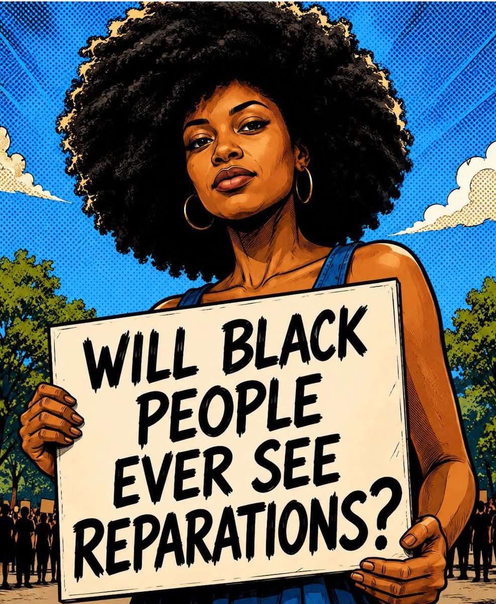 meisabella32's tweet photo. The debate over reparations continues to raise important questions about history, equality, and justice.

What do you think about reparations? https://t.co/8lRB4mh29l