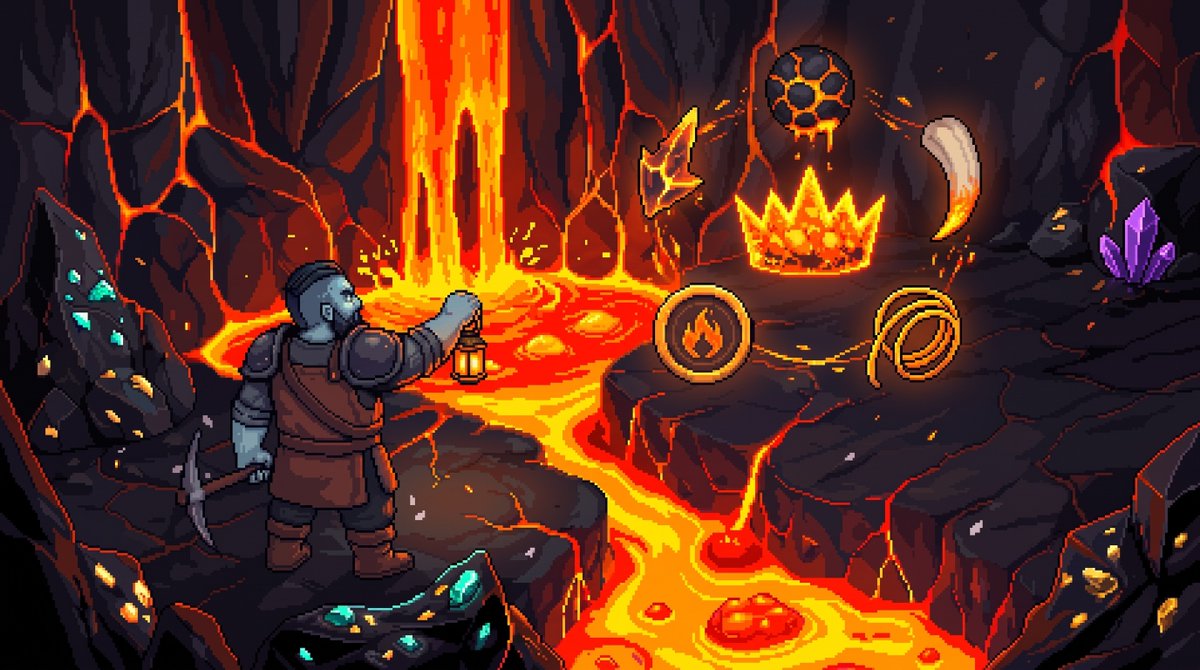 hollowfallgame's tweet photo. 🔥 Hunts are coming to Hollowfall

An item is hidden in the deep, in parts. Break the glowing hunt chests on paid runs and get out alive to keep each part.

The first builders take the biggest prizes, and everyone who got far is paid.

Every hunt is announced here two weeks before it starts.

mine by lantern light · get out before the dark gets you 🏮

#Hollowfall #RobinhoodChain #GameFi #Web3Gaming #PixelArt