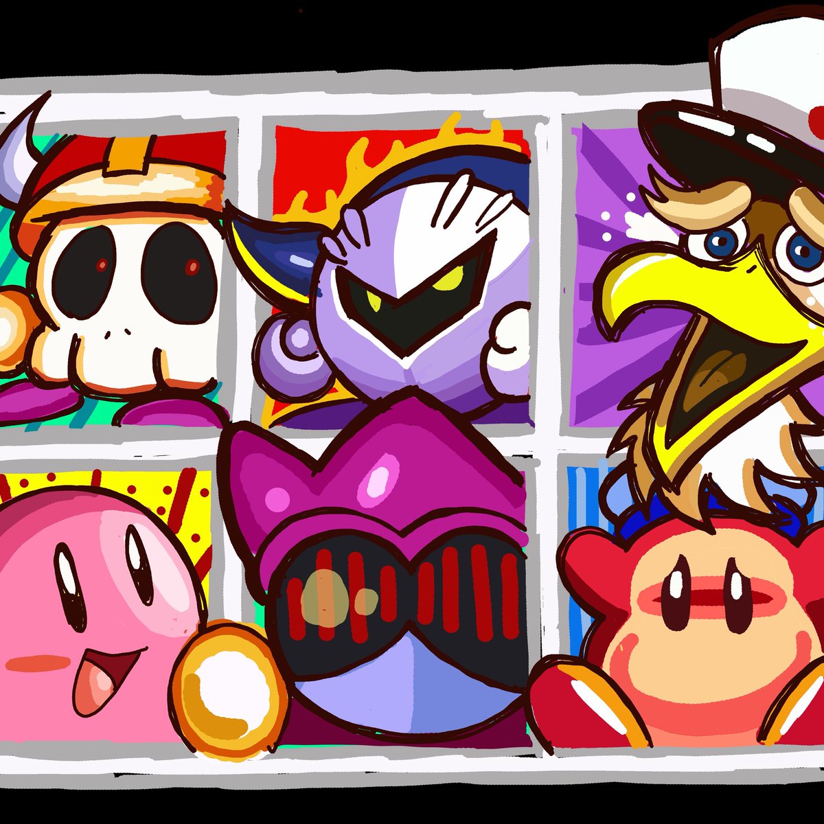 keyARTS1890's tweet photo. Revenge of Metaknight #artmootsㅤ https://t.co/hURoDfNg7z