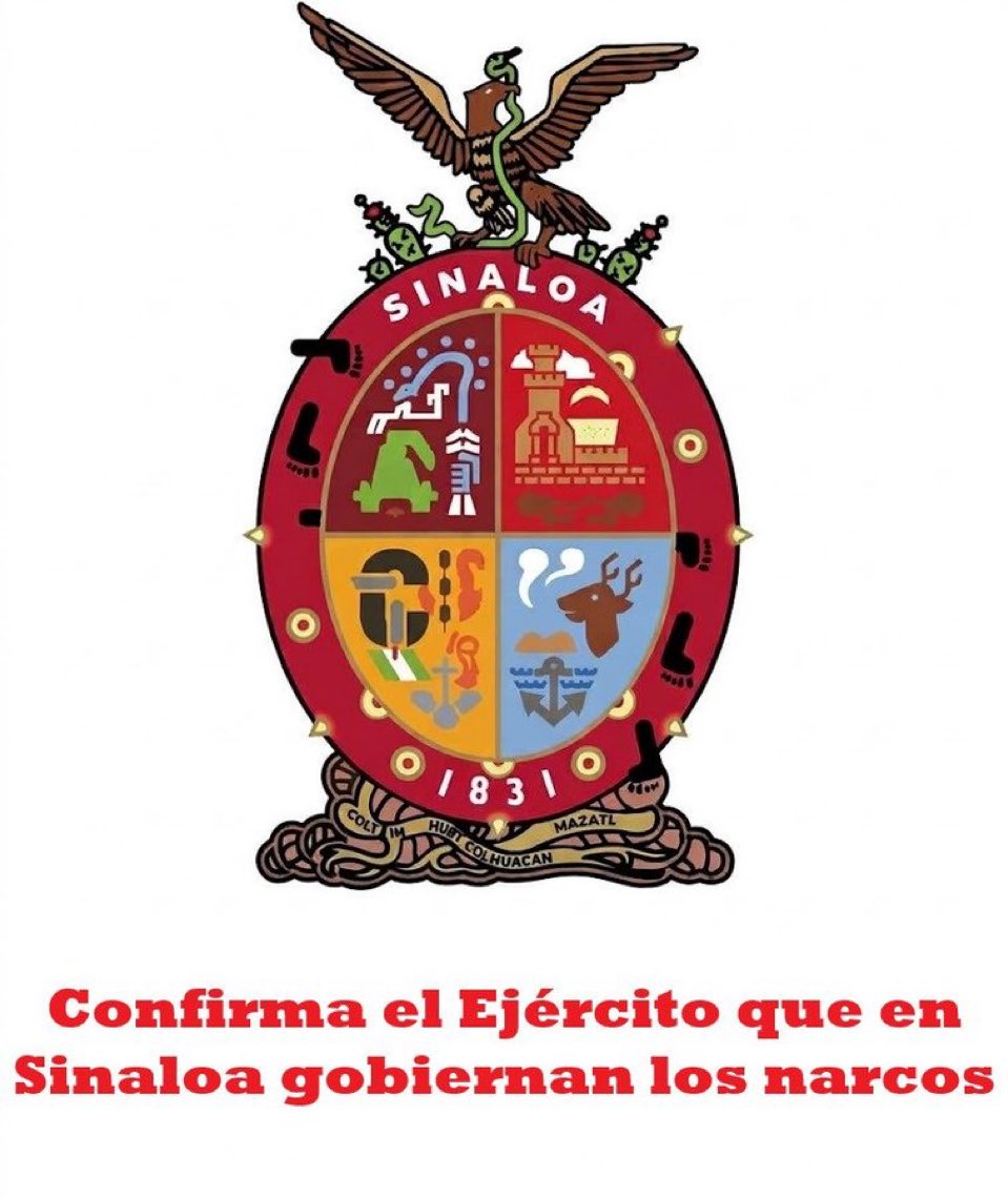 blogdelosguachs's tweet photo. El problema ya no es Sinaloa si no el gobierno 
Las unidades militares de Sinaloa están con los mayos y las unidades que llegan de apoyo están con los Chapos 
Marina está con los Chapos y harfuch con los mayos 
Mientras no se pongan de acuerdo la guerra no terminará https://t.co/U0SCeIKXLG