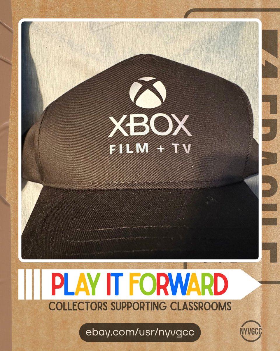NYVGCC's tweet photo. There are new things on our eBay, check them out!

This is a #Xbox Film &amp; TV Merch drop straight from Microsoft! These items have never been worn/used.

100% of the profits goes towards funding our programs, and we're appreciative of any who can donate! 

https://t.co/Gha1J3rjXE https://t.co/em82dthTBX