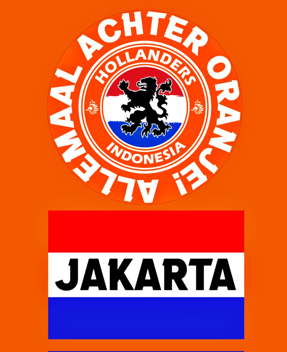 HollandersIndo's tweet photo. #GreNed
#TeamNL
#SamenSterker
...
Organized by :
Hollanders Indonesia
... 
Supported by :
#HollandersJakarta 
... https://t.co/xocAP9QPIB