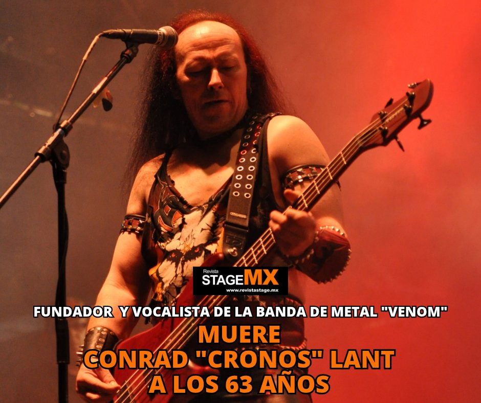 Revista_StageMX's tweet photo. 🖤 Descanse en paz, Cronos.
Conrad “Cronos” Lant, voz y alma de Venom ha partido a los 63 años.
El padre del black metal dejó su huella eterna con discos que cambiaron la historia del heavy. Su grito sigue resonando.
#RIPCronos #Venom #BlackMetal #ConradCronos #Metal https://t.co/dlYopZegpP