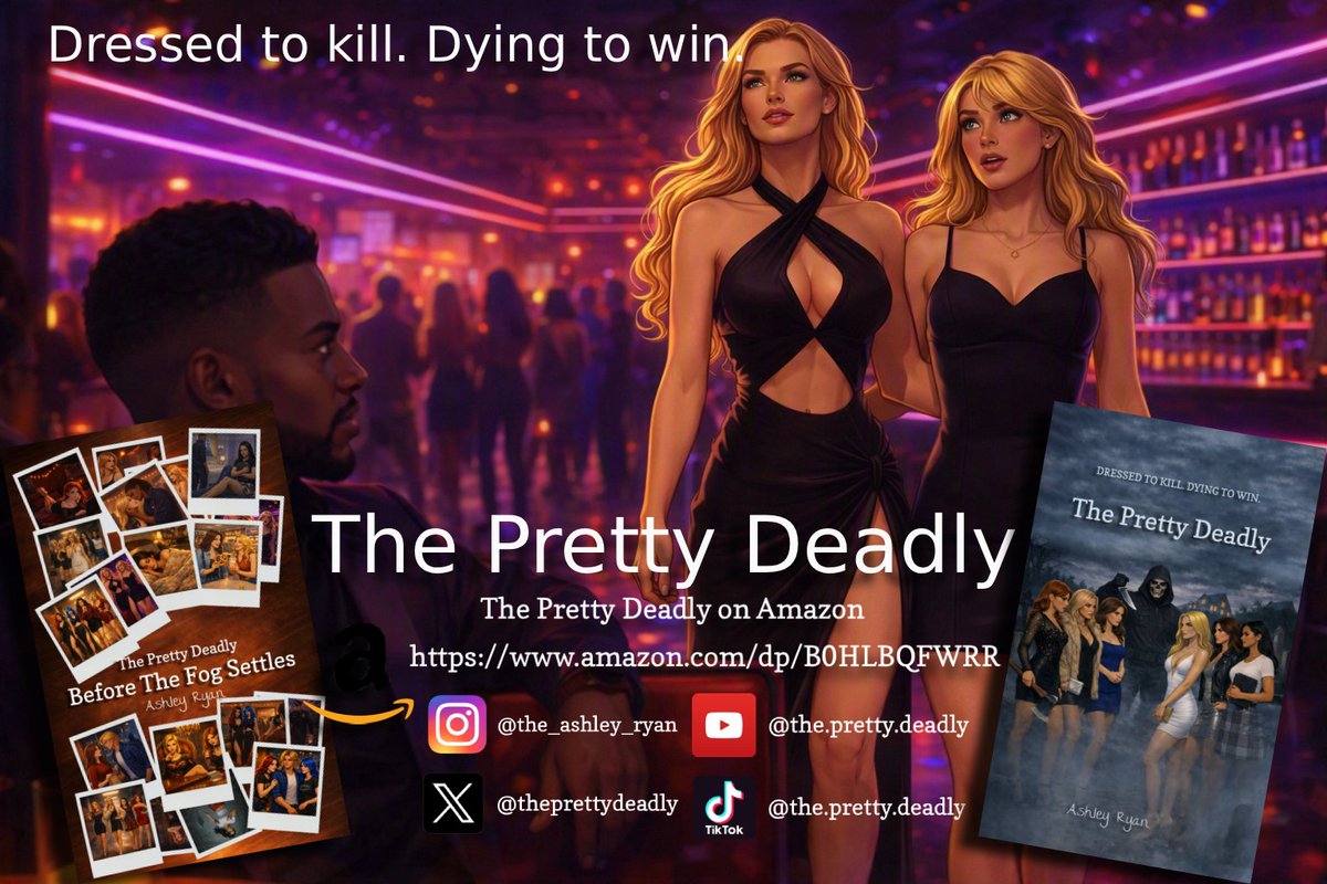 theprettydeadly's tweet photo. 🍸🥂 The music is loud.

The drinks are cold.

The choices have consequences.

Spend Friday night with The Pretty Deadly. 🖤🍸🖤

#FridayNight
#WeekendVibes
#WritingCommunity
#amwriting
#fridayfeeling https://t.co/9ebIlhwpdW