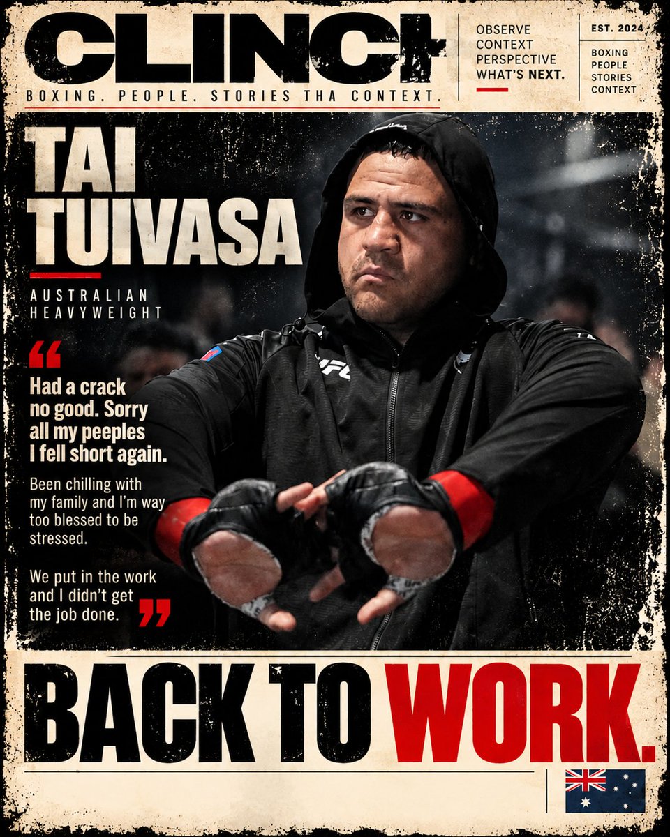 ClinchMag's tweet photo. BAM BAM. Back to work π¦πΊβπ»
@bambamtuivasa
#fromthearea https://t.co/FlJbZeh65I
