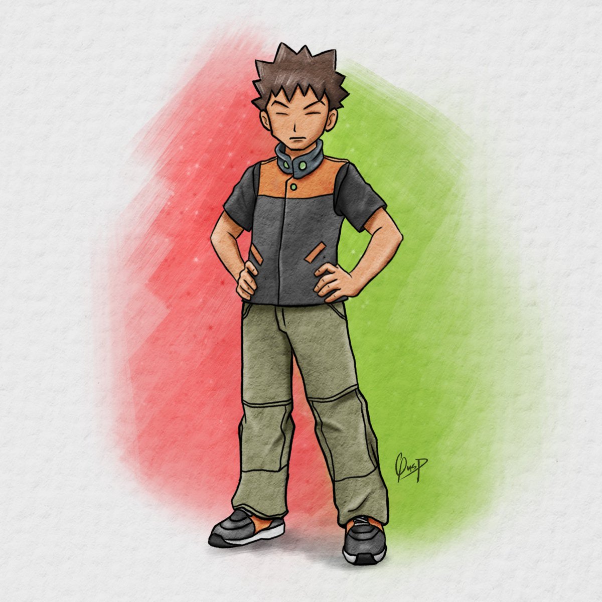 PKMMoments's tweet photo. Dibujé a Brock a partir de su sprite en RF y VH, no podría dejar de incluir a sus 2 Pokémon de los juegos 🪨🪨🖍️ 

#pokemon
#brock
#geodude
#onix https://t.co/CBYHdIAw6p