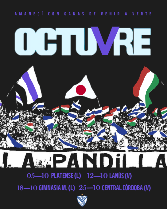 TurquitoAsadFan's tweet photo. Bienvenido OCTU\V/RE a Vélez ⚪️💙⚪️

¡Con todo en este ultimo tramo, Fortín! 🏰 🇫🇮 https://t.co/Jvbk59KiFO