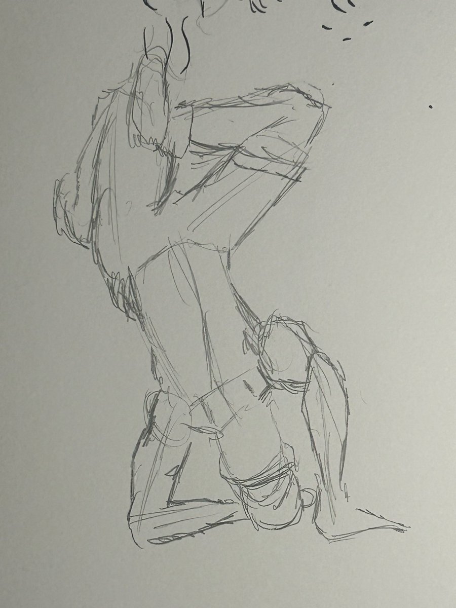 KinglyPancakes's tweet photo. Tried gesture drawing 

Took about a minute https://t.co/PbrgsmkZly