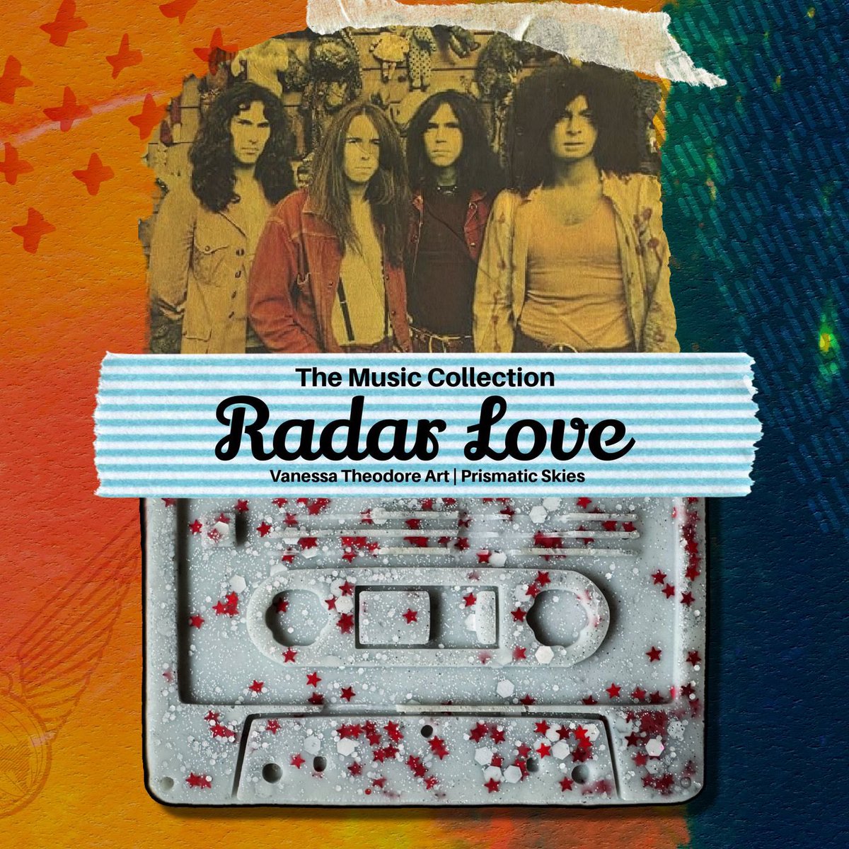 VanessaMacabre's tweet photo. 🎸NEW BLEND🎸 THE MUSIC COLLECTION: Radar Love Cassette Tape Shaped Wax Melt now available!

https://t.co/m8B7odGxnN

#waxmelts #music #vanessatheodoreart #goldenearring #radarlove https://t.co/bqjwUJJp2O