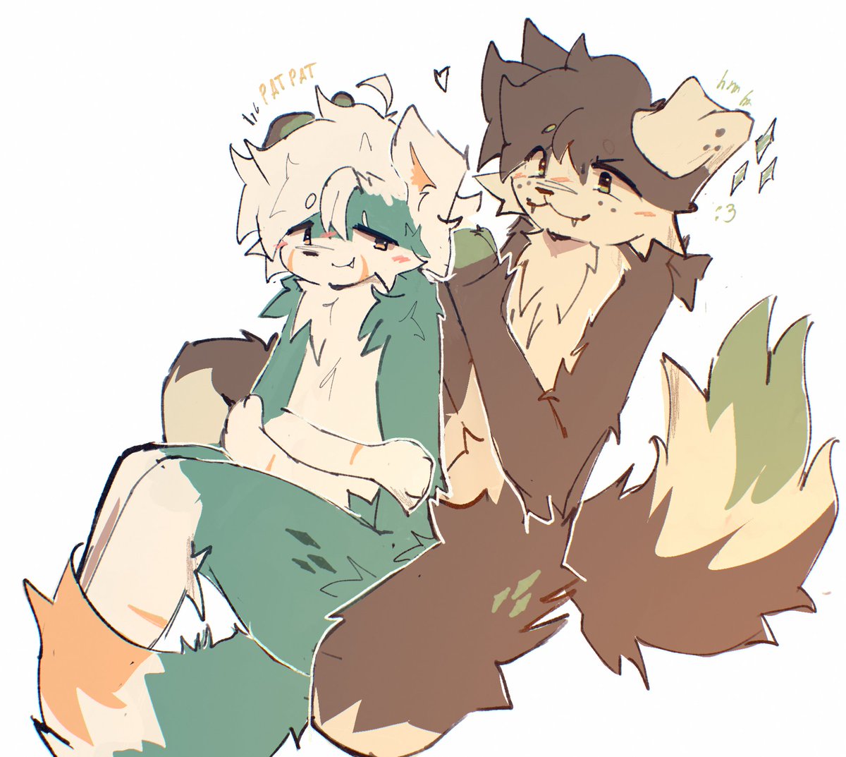 hyn1x's tweet photo. cuddle time https://t.co/jQOcCOYlKP