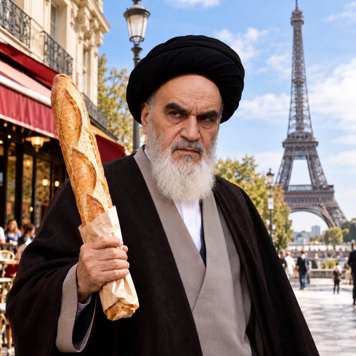 ZoeKyoto's tweet photo. Karma is a bitch. 
Bon appétit! 🥖🇫🇷 https://t.co/rfIxQ5Cshr