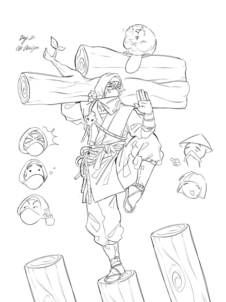 KarSho3's tweet photo. Coletober day 2: 
OG design https://t.co/JkpDcq60KP