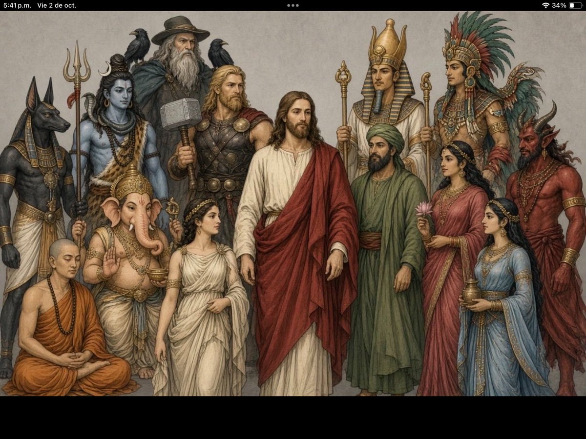 dasansa13's tweet photo. @ABDELAESPRIELLA Oye @grok deja solo al Rey de Reyes y saca a cada "dios" falso de la foto y al único que existe https://t.co/glNEB5WSdE