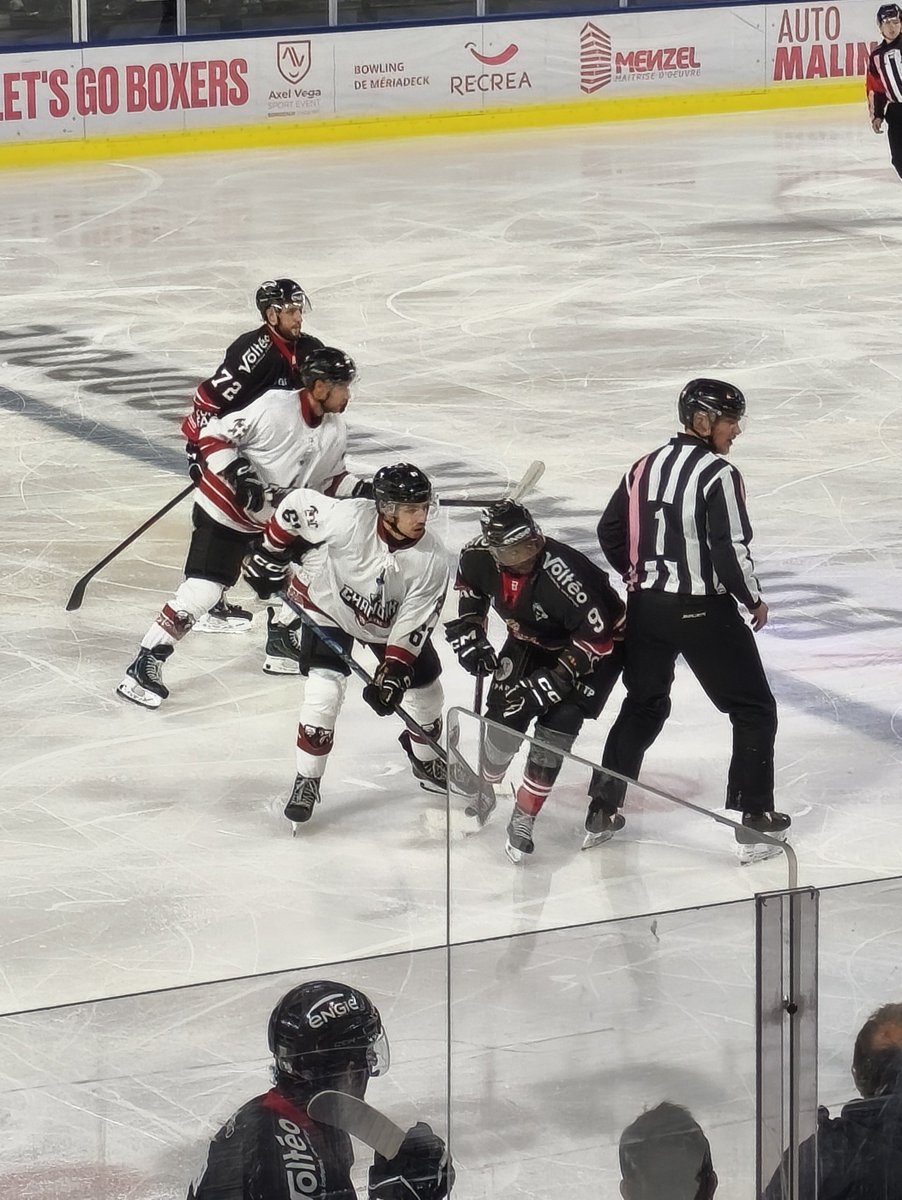 PascalNerbesson's tweet photo. Festival offensif (enfin) des Boyz ce soir et cette bannière de Champion 😍 #LigueMagnus #SortonsLesCrocs https://t.co/dQBxfEDZPk