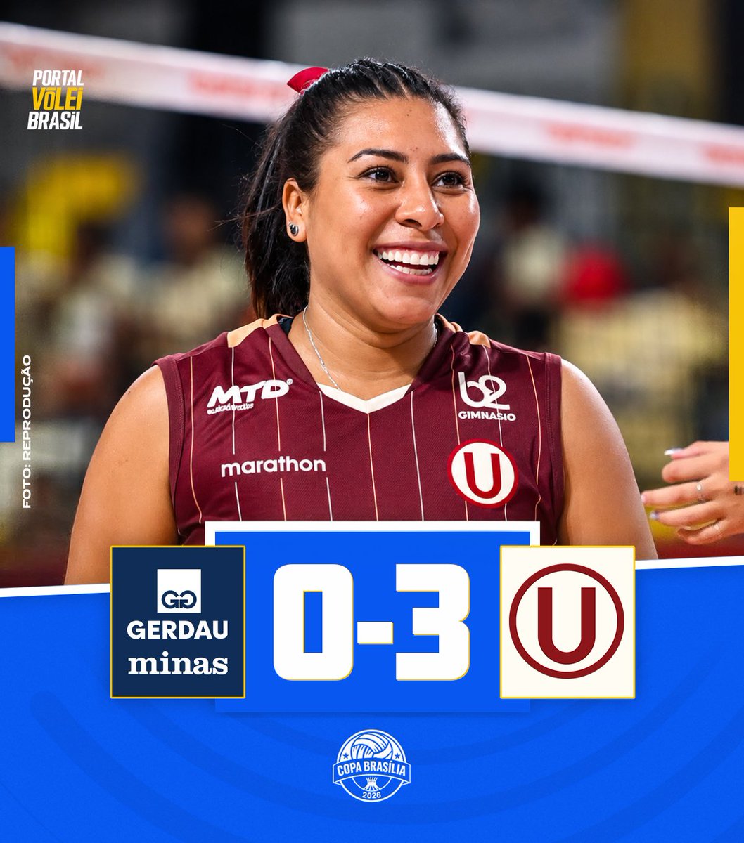portal_volei's tweet photo. ✅ FIM DE JOGO!

🏐 🔵 GERDAU MINAS 0x3 UNIVERSITÁRIO 🟤
➡️ (22x25, 20x25, 23x25)
🏆 Copa Brasília Feminina | Semifinal https://t.co/FTzYGu2agG