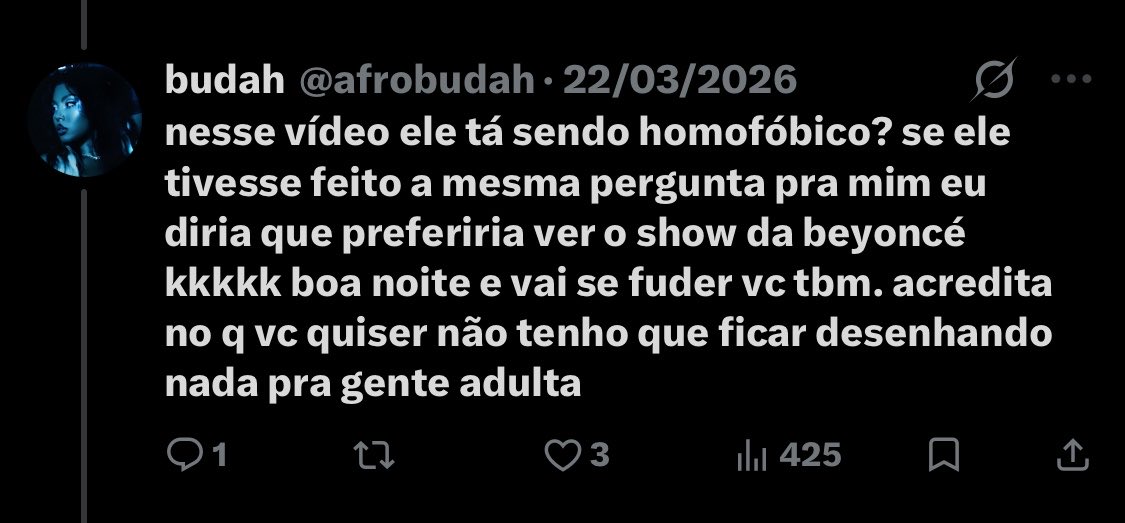 minoquente's tweet photo. e recentemente defendeu o anderson (um namorado dela) por ter feito publicações homofóbicas https://t.co/KhN0bewGWg