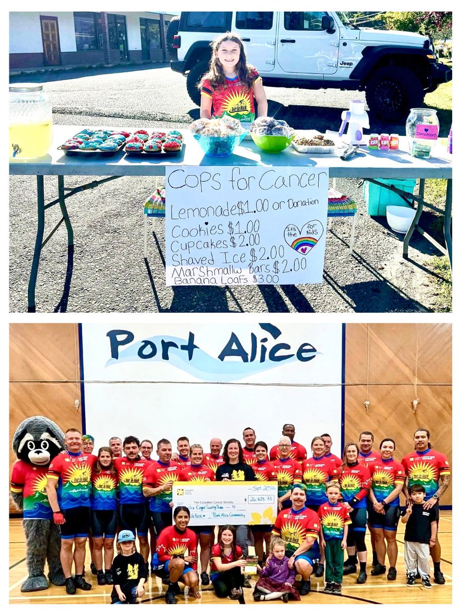 WFPCompany's tweet photo. Today marks the final day of Tour de Rock 2026.

When this year's cyclists left Port Alice on September 19, they had 1,200 kilometres stretching down Vancouver Island ahead of them. They also had a strong show of support from the close-knit community they were leaving behind.

Western’s local Senior General Foreman, Vince Devlin, and his daughter Blakely were among those rallying the community, with Blakely and her mother Dayna holding a bake sale as part of the fundraising effort. Alongside other community members, they helped raise an incredible $30,000 for @cancersociety.

Congratulations to the cyclists and teams on completing an amazing journey and inspiring communities across Vancouver Island.