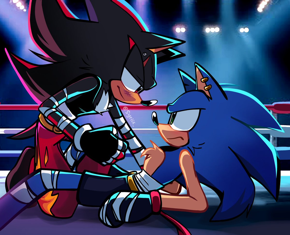 Syriix_sonex's tweet photo. Mmm Fighters?? 🥊🔥
.
#Shadonic #sonic  #Shadow
#Draw https://t.co/aza0CEZPMf