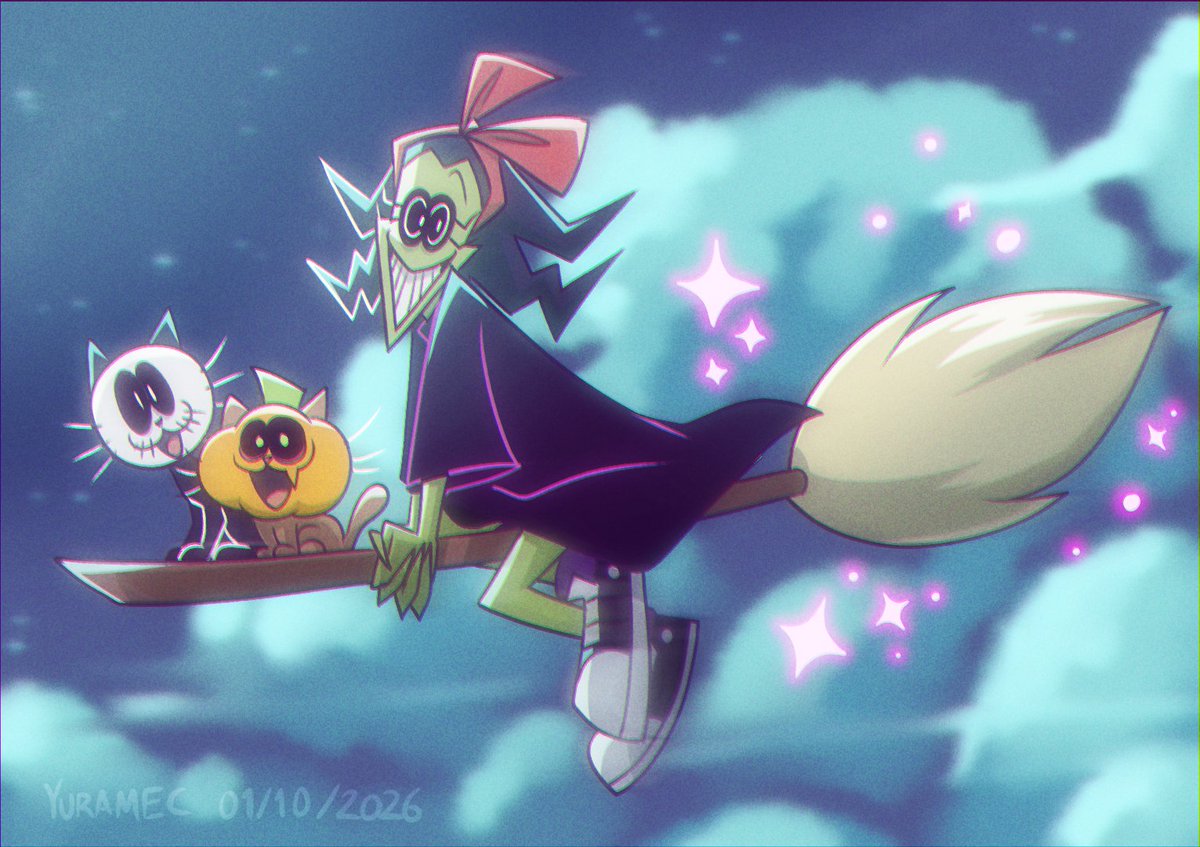 YuramecX3's tweet photo. ¿Have you guys watched the new Spooky Month episode "The Wacky Wicked Woods" yet?
Well ¿What are you waiting for?!  It´s Wacky, I´ts wicked and is ...Wood... JUST GO AND WATCH IT! 🍄‍🌟🌟
#spookymonth https://t.co/KOTzhnAYeC