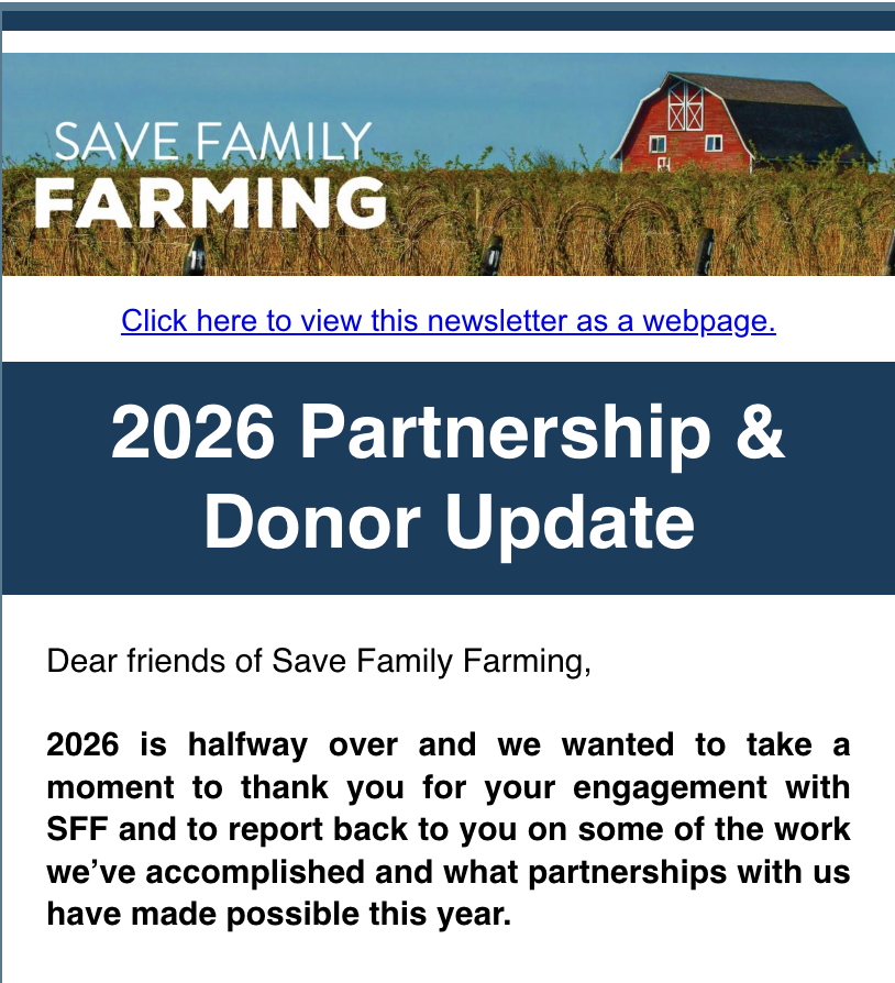 savefarming's tweet photo. What does your support of Save Family Farming actually make possible?
It means an independent voice for Washington’s family farmers—one that can investigate, speak up, hold people accountable and push for solutions without waiting for permission.
https://t.co/xQEnOoCgrA
#pnw https://t.co/cm5V7F2qyw