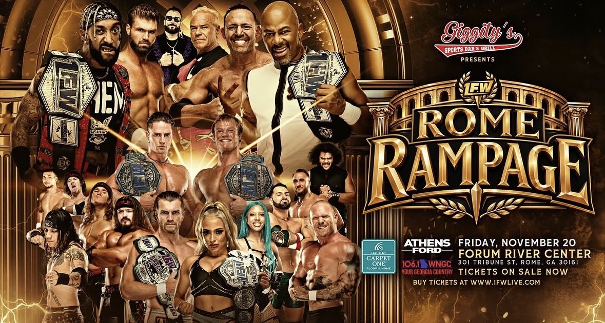 nocommentnumb's tweet photo. So for Rome Rampage, 1FW is getting: 
Tommaso Ciampa 
Bandido 
Josh Alex 

All on one show???? Yeah brother I’m there, you had me at Bravo but fuck yeah https://t.co/okSCVi3Wh8