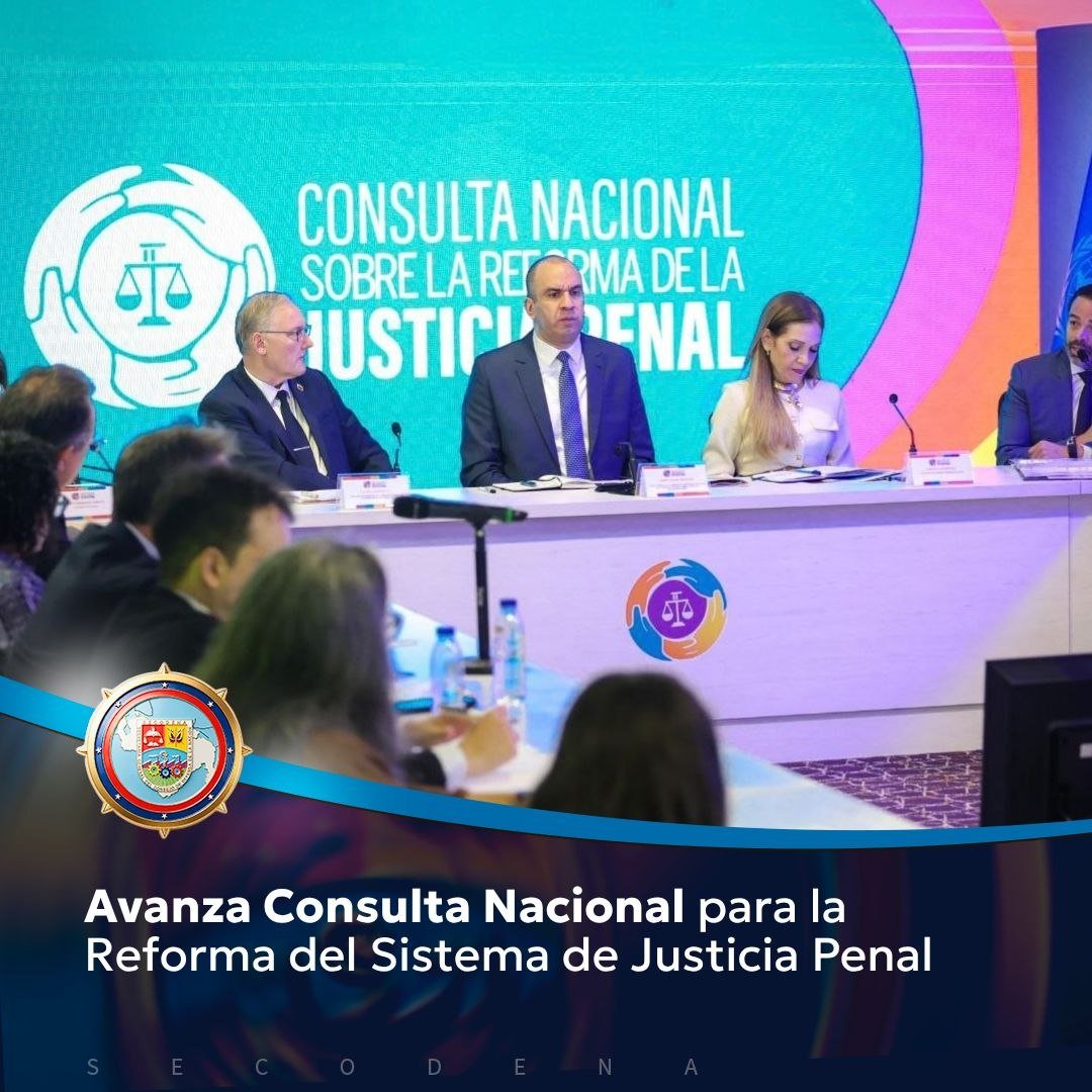 secodena_ve's tweet photo. En el marco de la Consulta Nacional sobre la Reforma de la Justicia Penal, el Fiscal General y Sec. Ejecutivo de la Comisión Presidencial, Larry Devoe Márquez, se reunió con la ONU para sumar aportes técnicos que fortalezcan el sistema judicial y el debido proceso. https://t.co/JbYGAn1Ab4