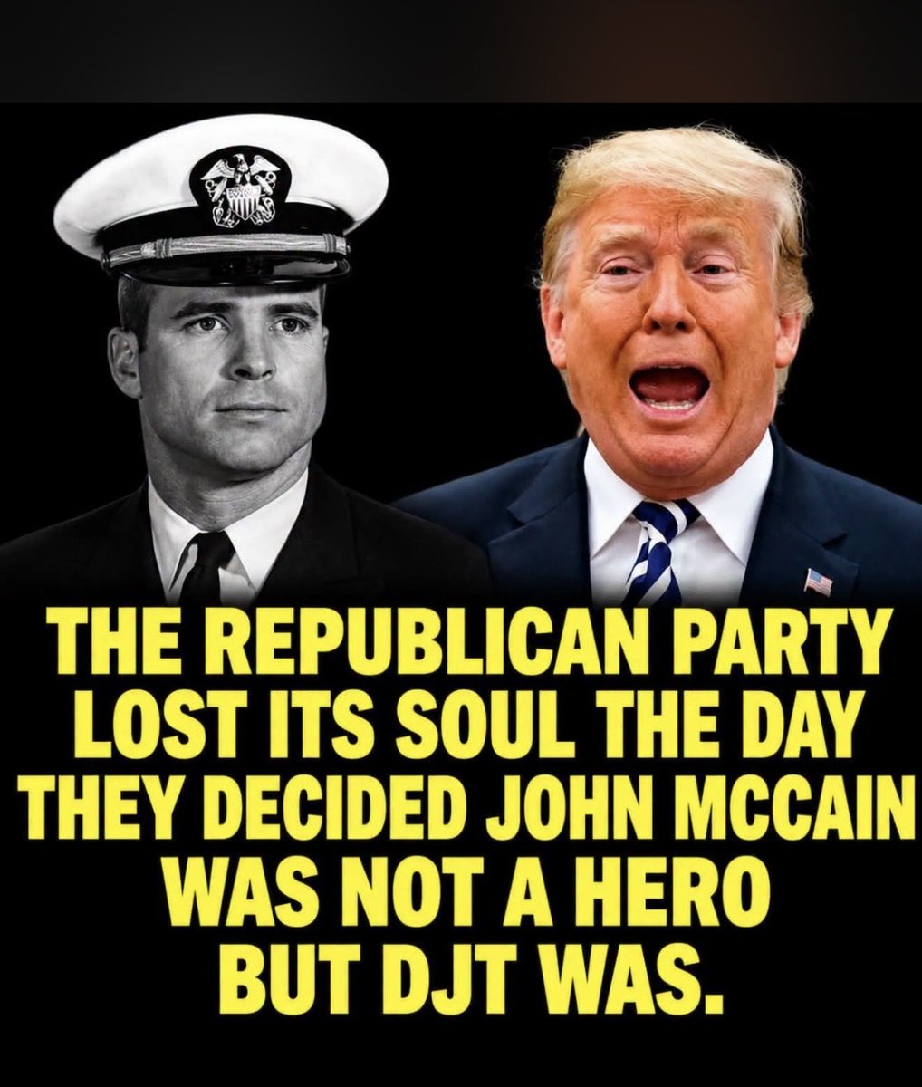 michaelt5656's tweet photo. I’ve always been a John McCain Republican, proudly, NEVER a Trump supporter. https://t.co/yqrH6QYa9V