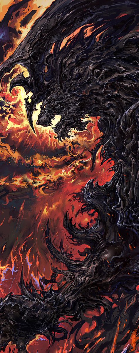 CcrawlerArt's tweet photo. Ifrit unleashes Hellfire! https://t.co/g2Pjw8etDo