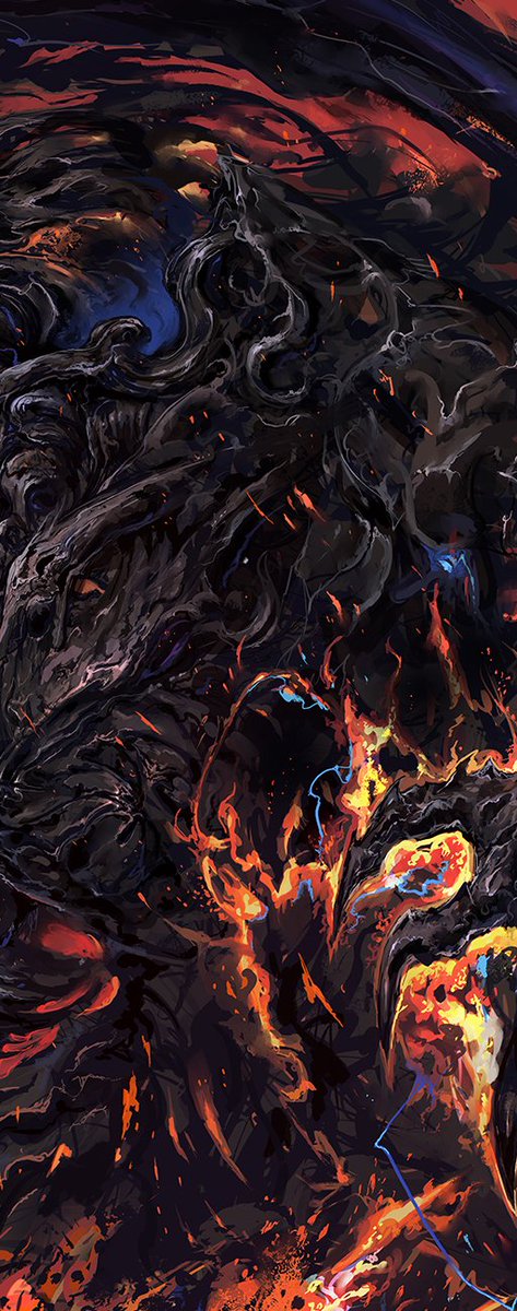 CcrawlerArt's tweet photo. Ifrit unleashes Hellfire! https://t.co/g2Pjw8etDo