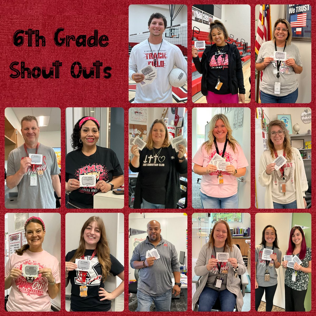 cwoottie's tweet photo. Our students continue to spread the ❤️ with kind words and thoughtful shout-outs! 🥰 We are so lucky to have a staff that makes such a BIG difference every single day. ❤️🐾
#WeeklyShoutOuts 📣 #KMSCougarPride 🐾 @MrsWidmier_KMS @02leili05 @counselors_kms https://t.co/0tir7478bC