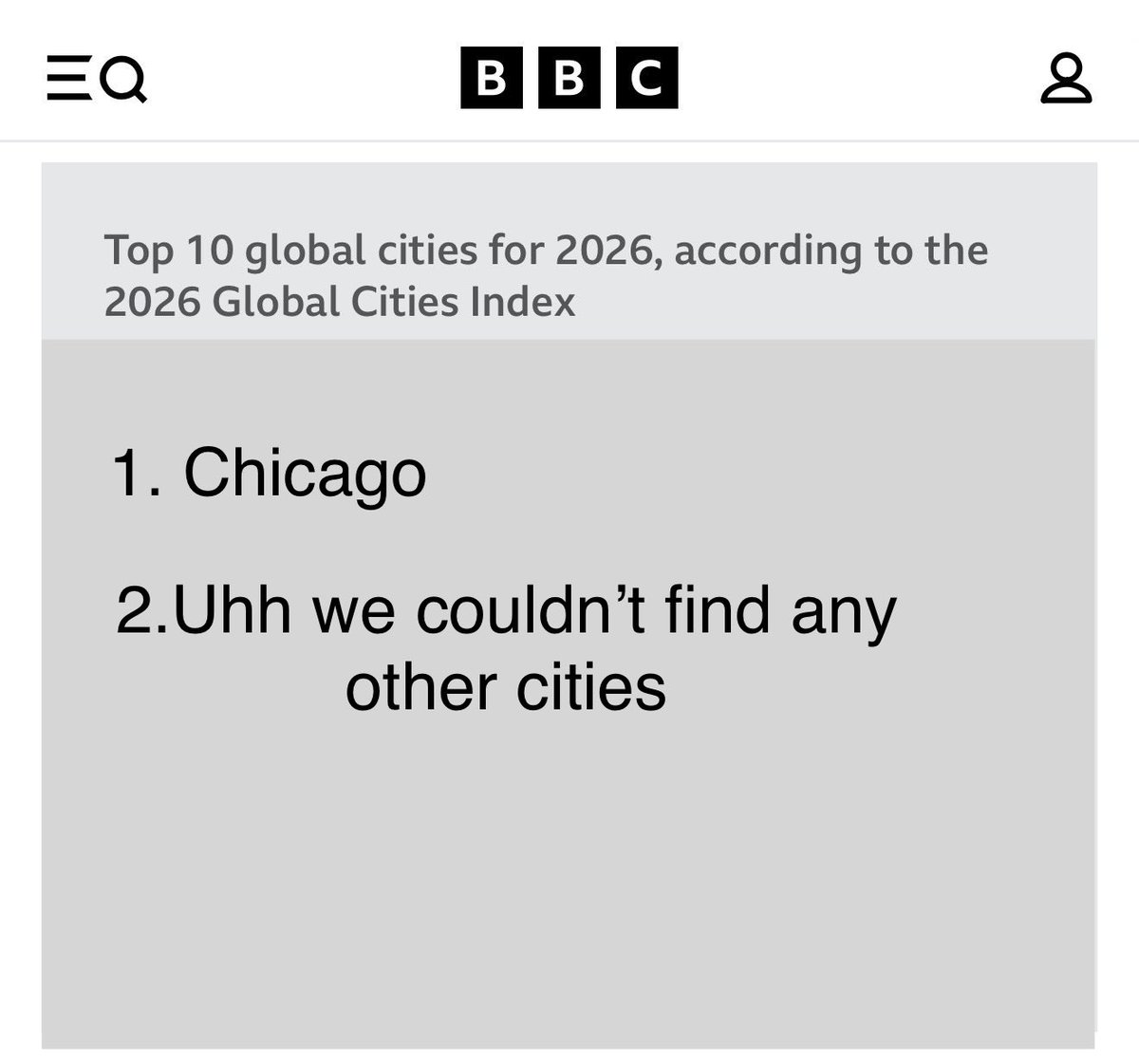 other_st_nick's tweet photo. Chicago was just ranked the only city in the world https://t.co/SoEEaVYJ1a