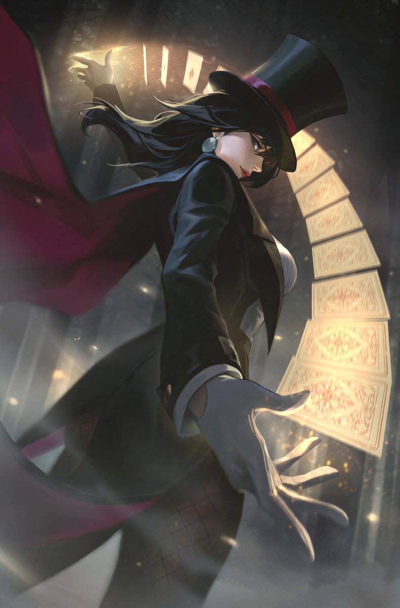 blazingwyrd's tweet photo. Zatanna by @raikoart 

instagram/raikoart https://t.co/imNISOymaJ