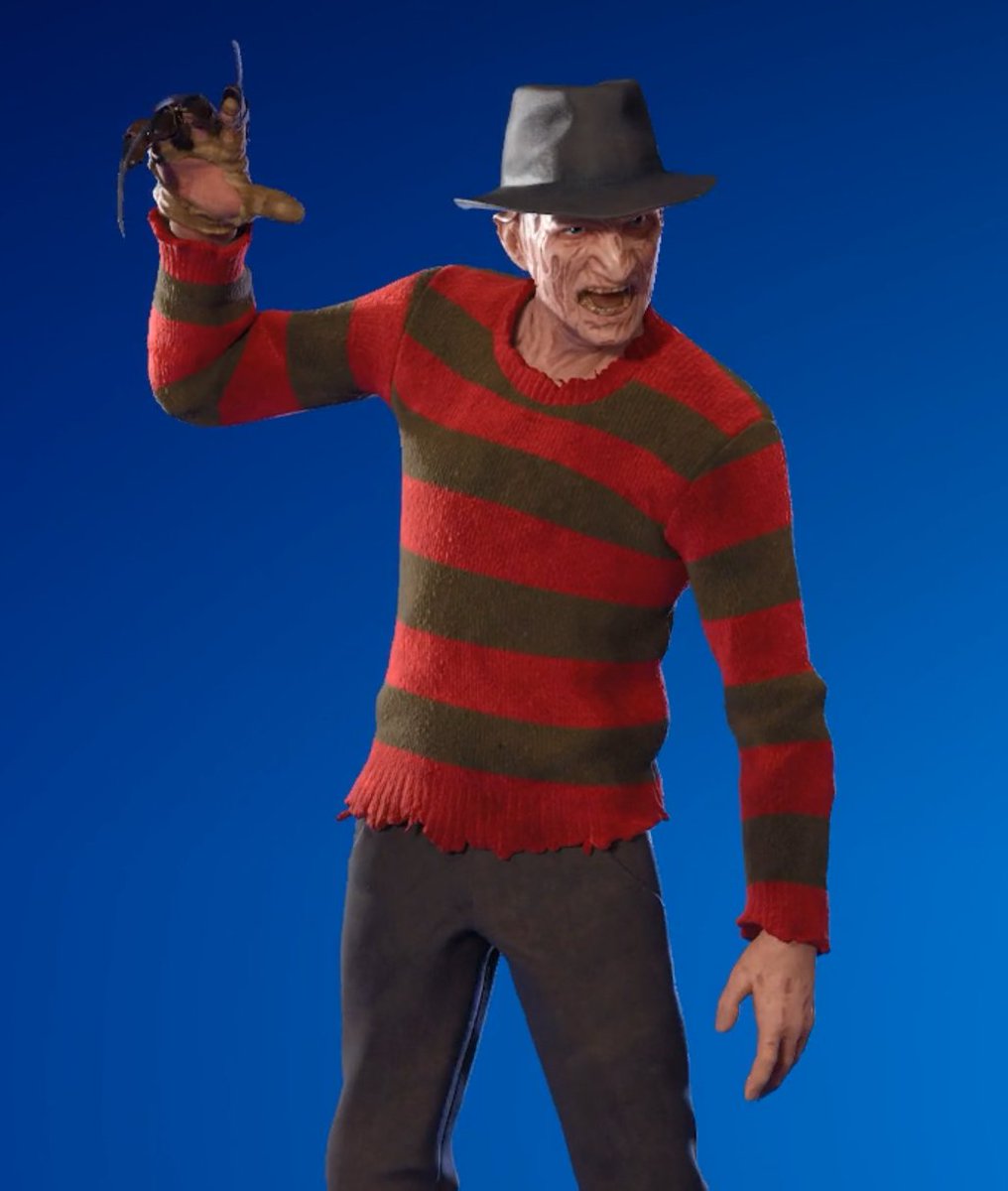 SamLeakss's tweet photo. FREDDY KRUEGER IS NOW IN FORTNITE 🎃

GET HIM HERE: https://t.co/6qKQrBFAlS

Consider using code SamLeakss if you buy, I really appreciate your support!! ❤️ #EpicPartner https://t.co/nUSMEpKlyI
