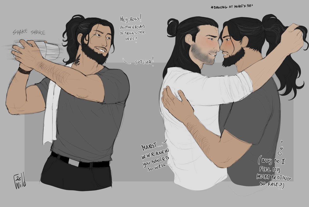rewild28's tweet photo. 【 Find me in the future 】

Teasing a bit 

#Dawnwalker #thebloodofdawnwalker #Au #Coenoflaslea #Marat #Coen #fanart https://t.co/FGmLJ5VZa8