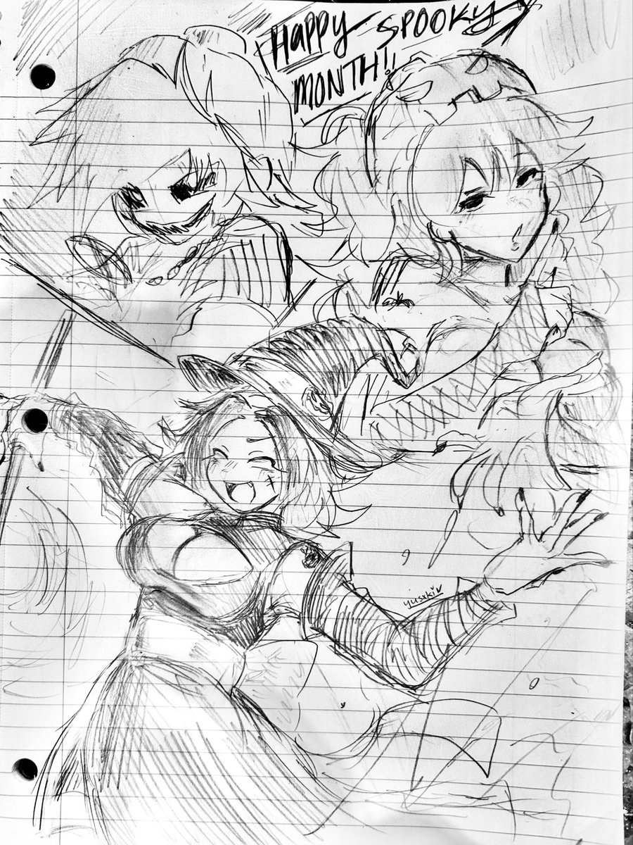 yusxki_'s tweet photo. happy spooky month from yours truly :3
#sfg #superfunkingalaxy #fnf #fridaynightfunkin #art https://t.co/dzWOY19g8Q