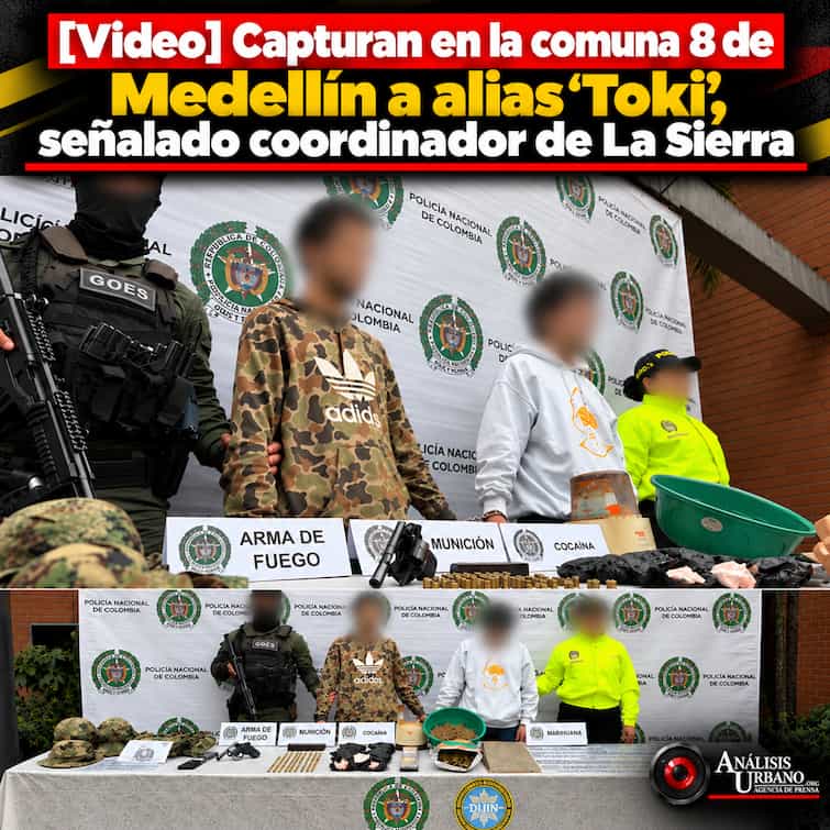 FdoQuijano's tweet photo. #LaSierra | #Medellín 🇨🇴🚨
Uno de los principales resultados de estos procedimientos fue la captura de alias ‘Toki’, quien, de acuerdo con el reporte oficial, estaría vinculado al componente criminal de La Sierra y presuntamente estaría...
https://t.co/Mg75EgM2Xb https://t.co/f1wvi0IUxl
