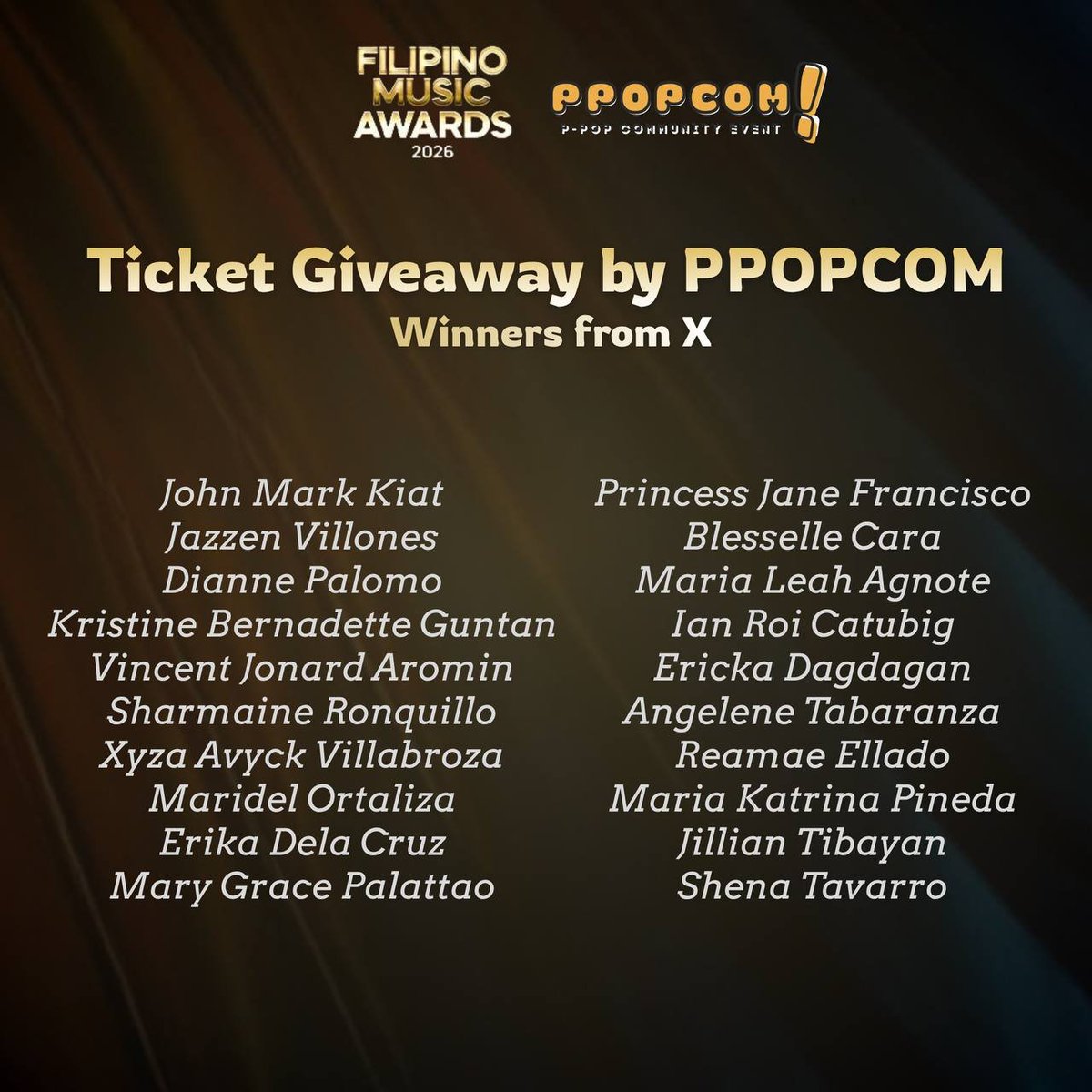 ppop_com's tweet photo. Cuties! May panalo na🎫

Congratulations sa lahat ng winners  from X, Fb and IG. You each get a tix for yourself and a tix for your concert bestie!

Kindly wait for an email from the PPOPCOM! team on how to claim your prize. See you cuties!!🩵 https://t.co/7r8ZtP66M8
