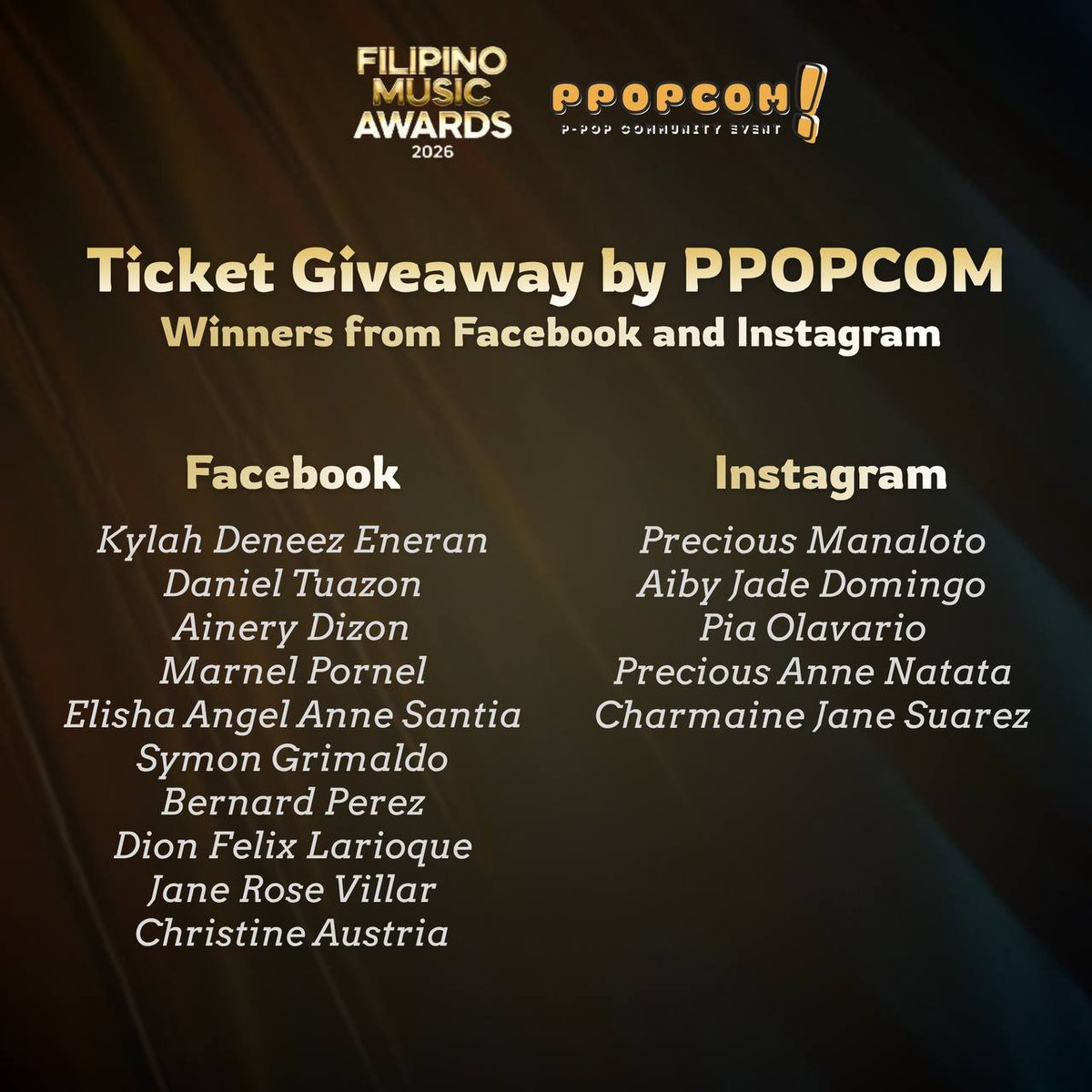ppop_com's tweet photo. Cuties! May panalo na🎫

Congratulations sa lahat ng winners  from X, Fb and IG. You each get a tix for yourself and a tix for your concert bestie!

Kindly wait for an email from the PPOPCOM! team on how to claim your prize. See you cuties!!🩵 https://t.co/7r8ZtP66M8